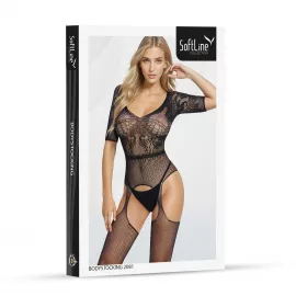 Бодистокинг - Bodystocking 2081, black - One Size - 3