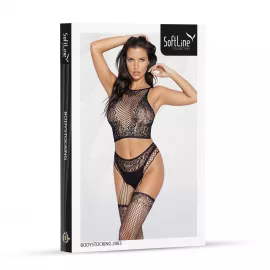 Бодистокинг - Bodystocking 2083, black - One Size - 2