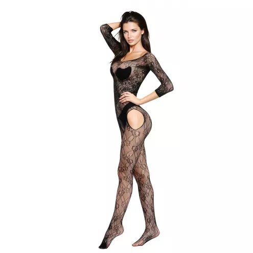 Бодистокинг - Bodystocking 6032, Black, S/L