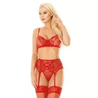 Комплект белья - Selin, red L