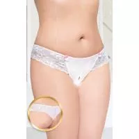 Женские стринги - Panties 2424, white XL