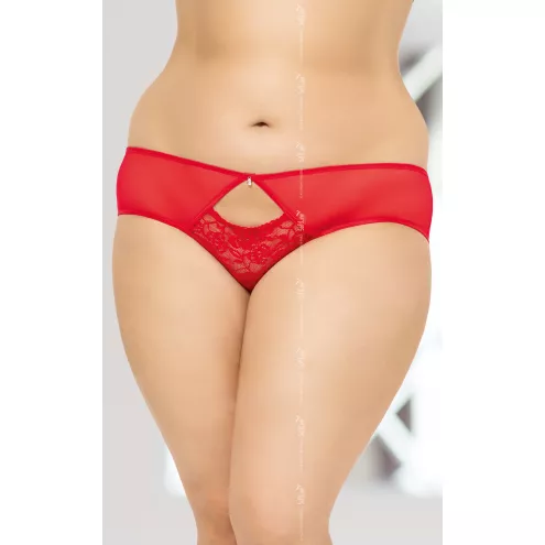 Женские стринги - String 2468, red XL