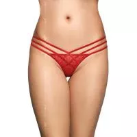 Женские стринги - G-String 2492, red S/M