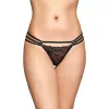 Женские стринги - G-String 2493, black S/M