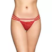 Женские стринги - G-String 2493, red S/M