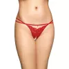 Женские стринги - G-String 2496, red S/M