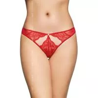 Женские стринги - G-String 2497, red S/M