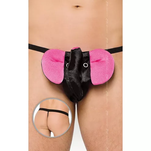 Чоловічі стрінги - Thong 4445 black, S-L