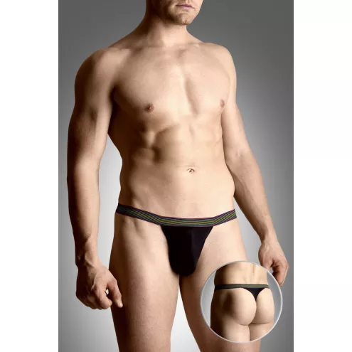 Чоловічі стрінги - Mens Thongs 4496, black M/L