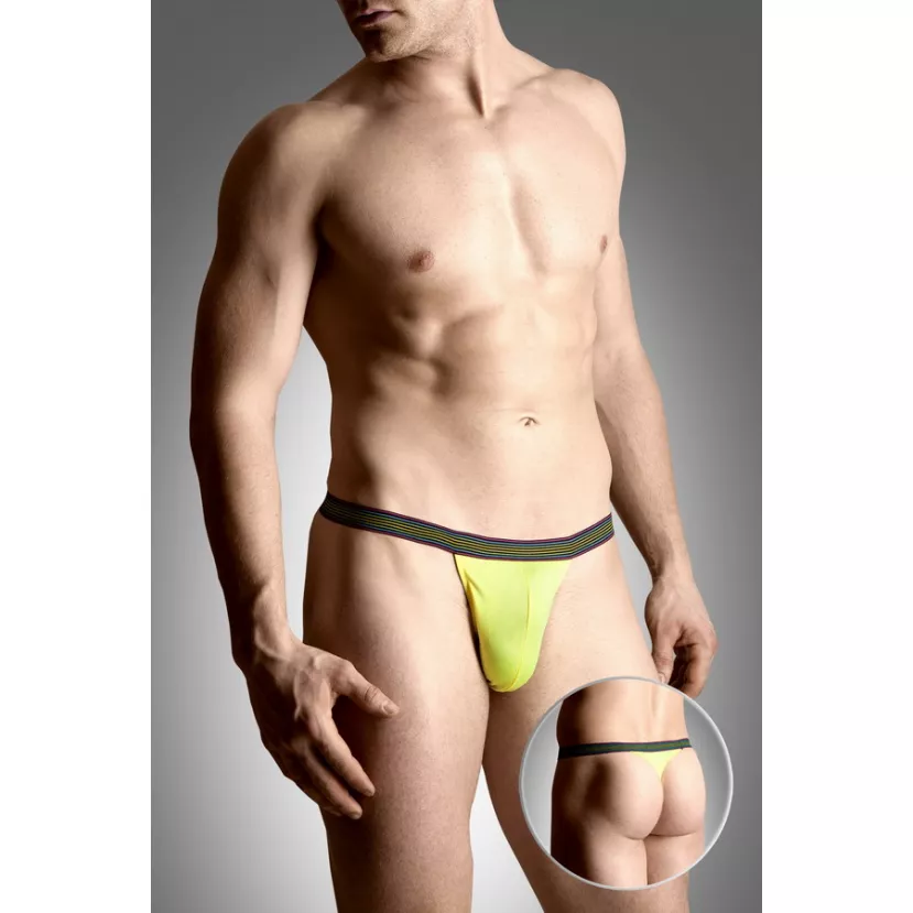 Чоловічі стрінги - Mens Thongs 4496, yellow M/L