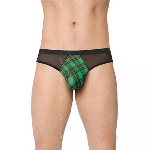 Мужские трусики - Mens Briefs 4524, green XL