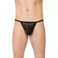 Чоловічі стрінги - Mens Thong 4527, black - S-L