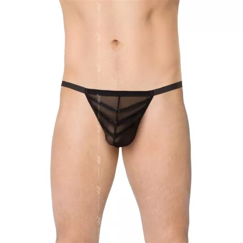 Чоловічі стрінги - Mens Thong 4527, black - S-L