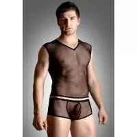 Комплект белья - Net Set, Shirt And Thong, black M/L