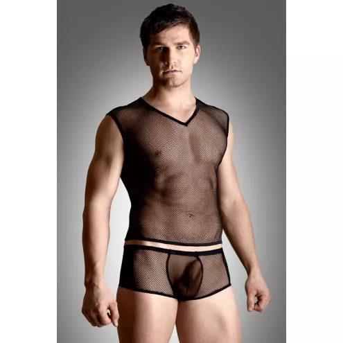 Комплект белья - Net Set, Shirt And Thong, black M/L