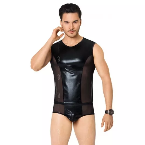 Комплект белья - Shirt and Shorts 4605, black M/L