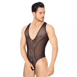 Мужское боди - Body 4609, black XL - 1