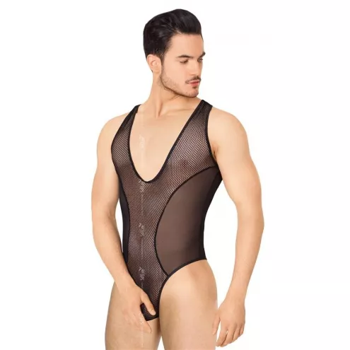 Мужское боди - Body 4609, black XL