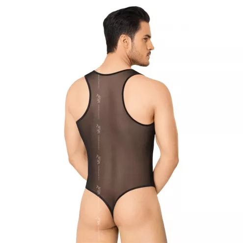 Мужское боди - Body 4609, black XL