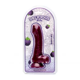 Фалоімітатор з ароматом ожини - Toyz4lovers Delicious Dildo Berries, 18,5 см - 1