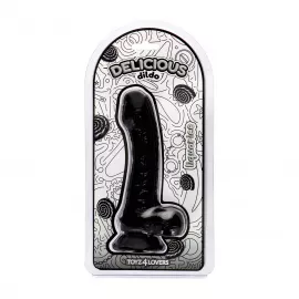 Фалоімітатор з ароматом лакриці - Toyz4lovers Delicious Dildo Liquorice, 18,5 см - 1