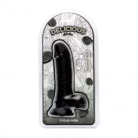 Фалоімітатор з ароматом лакриці - Toyz4lovers Delicious Dildo Liquorice, 18 см - 1