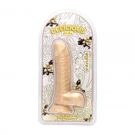 Фалоімітатор з ароматом ванілі - Toyz4lovers Delicious Dildo Vanilla, 18 см - 1