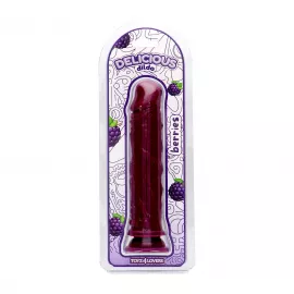 Фалоімітатор з ароматом ожини - Toyz4lovers Delicious Dildo Berries, 20 см - 1