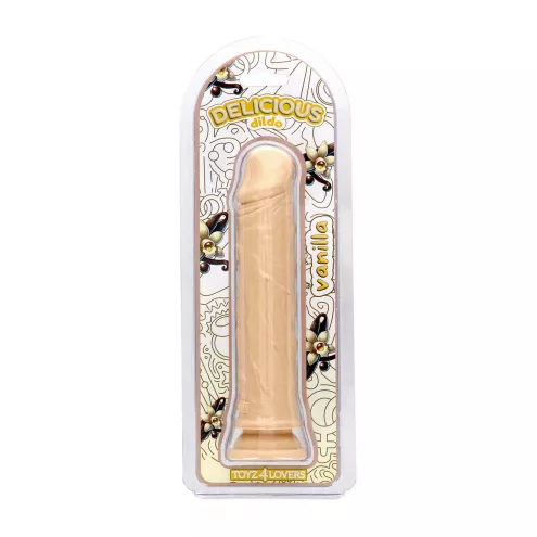 Фалоімітатор з ароматом ванілі - Toyz4lovers Delicious Dildo Vanilla, 20 см
