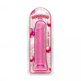 Фалоімітатор з ароматом жуйки - Toyz4lovers Delicious Dildo Bubble Gum, 20 см - 1