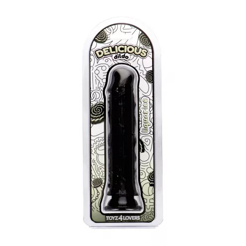 Фалоімітатор з ароматом лакриці - Toyz4lovers Delicious Dildo Liquorice, 20 см