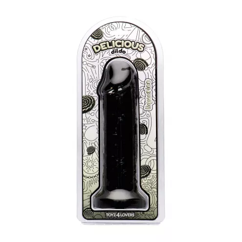 Фалоімітатор з ароматом лакриці - Toyz4lovers Delicious Dildo Liquorice, 25 см