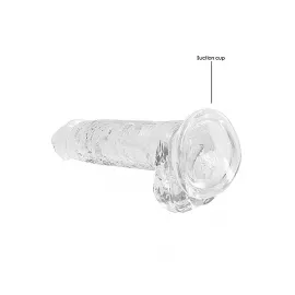 Фалоімітатор - Realrock Dildo 7 Transparent - 4