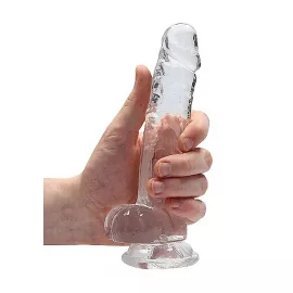 Фалоімітатор - Realrock Dildo 7 Transparent - 7