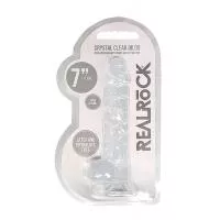 Фалоімітатор - Realrock Dildo 7 Transparent
