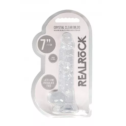 Фалоімітатор - Realrock Dildo 7 Transparent