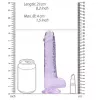Фалоімітатор - Realrock Dildo 8 Purple