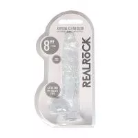 Фалоімітатор - Realrock Dildo 8 Transparent