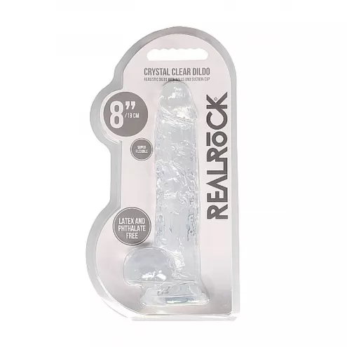 Фалоімітатор - Realrock Dildo 8 Transparent