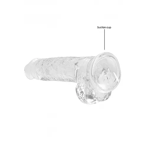 Фалоімітатор - Realrock Dildo 8 Transparent