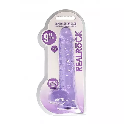 Фалоімітатор - Realrock Dildo 9 Purple
