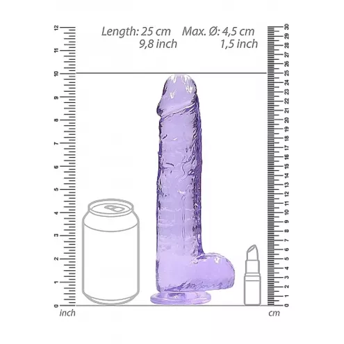 Фалоімітатор - Realrock Dildo 9 Purple