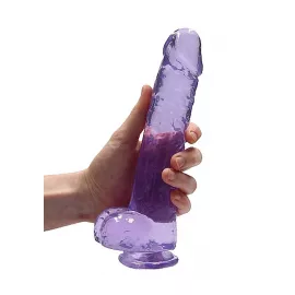 Фалоімітатор - Realrock Dildo 9 Purple - 6