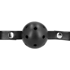 Маска-намордник з кляпом - Ouch! Xtreme Muzzle with Removable Ball Gag - 5