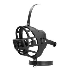 Маска-намордник з кляпом - Ouch! Xtreme Muzzle with Removable Ball Gag - 8