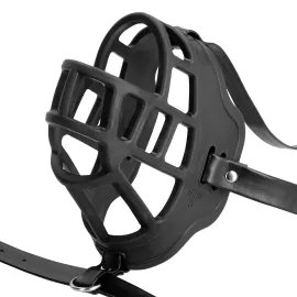 Маска-намордник з кляпом - Ouch! Xtreme Muzzle with Removable Ball Gag - 2