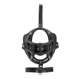 Маска-намордник з кляпом - Ouch! Xtreme Muzzle with Removable Ball Gag - 7