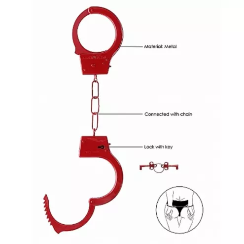 Наручники - Ouch! Beginners Handcuffs Red