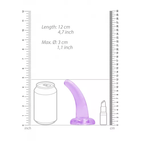 Фалоімітатор - Realrock Dildo 4,5 Purple