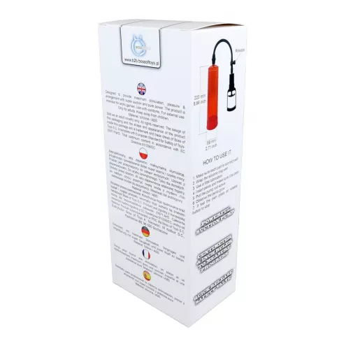 Вакуумна помпа B - Series Power Powerpump MAX, червона